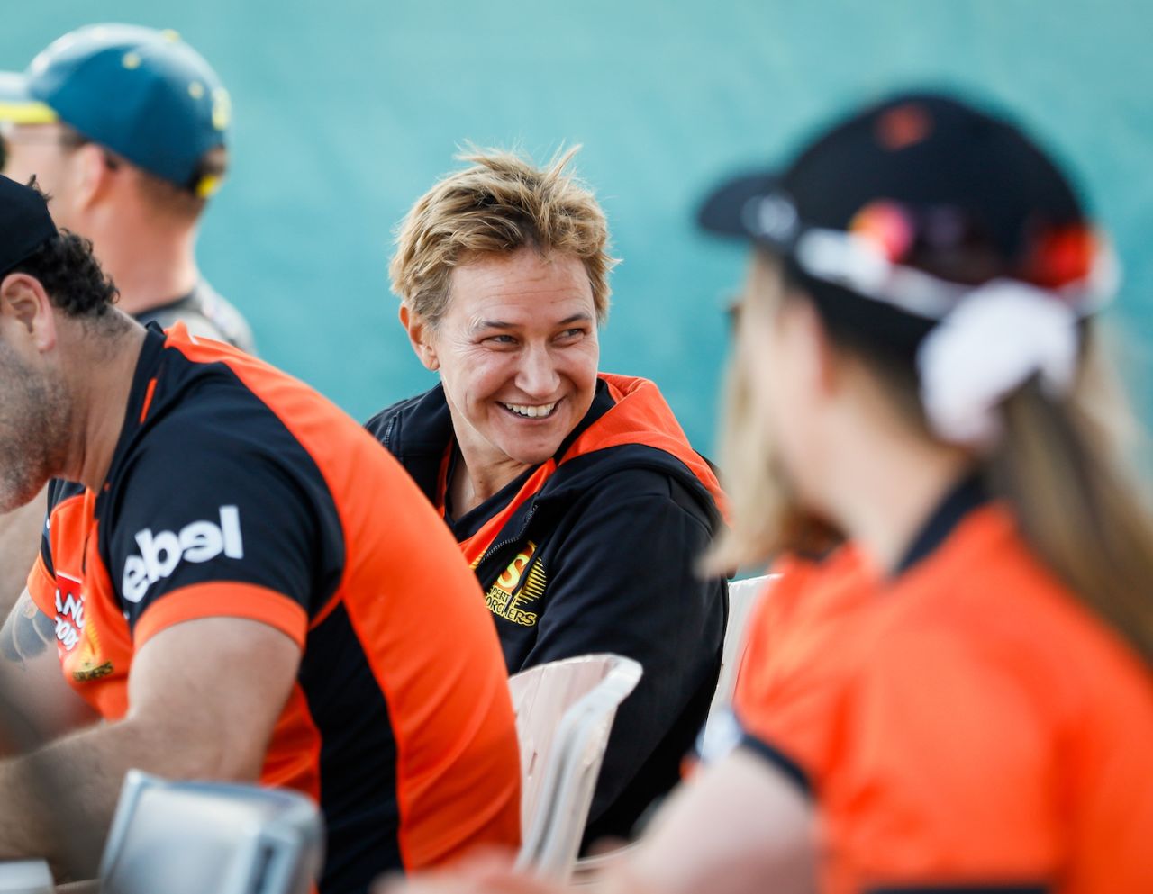 Perth Scorchers head coach Shelley Nitschke reacts during the game against Hobart Hurricanes, Sydney, November 21, 2020