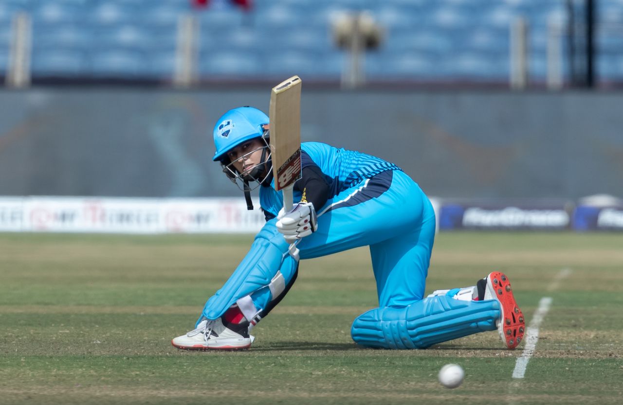 Taniya Bhatia played her part alongside Harmanpreet Kaur in bringing Supernovas back in the game, Supernovas vs Velocity, Women's T20 Challenge 2022, Pune, May 24, 2022