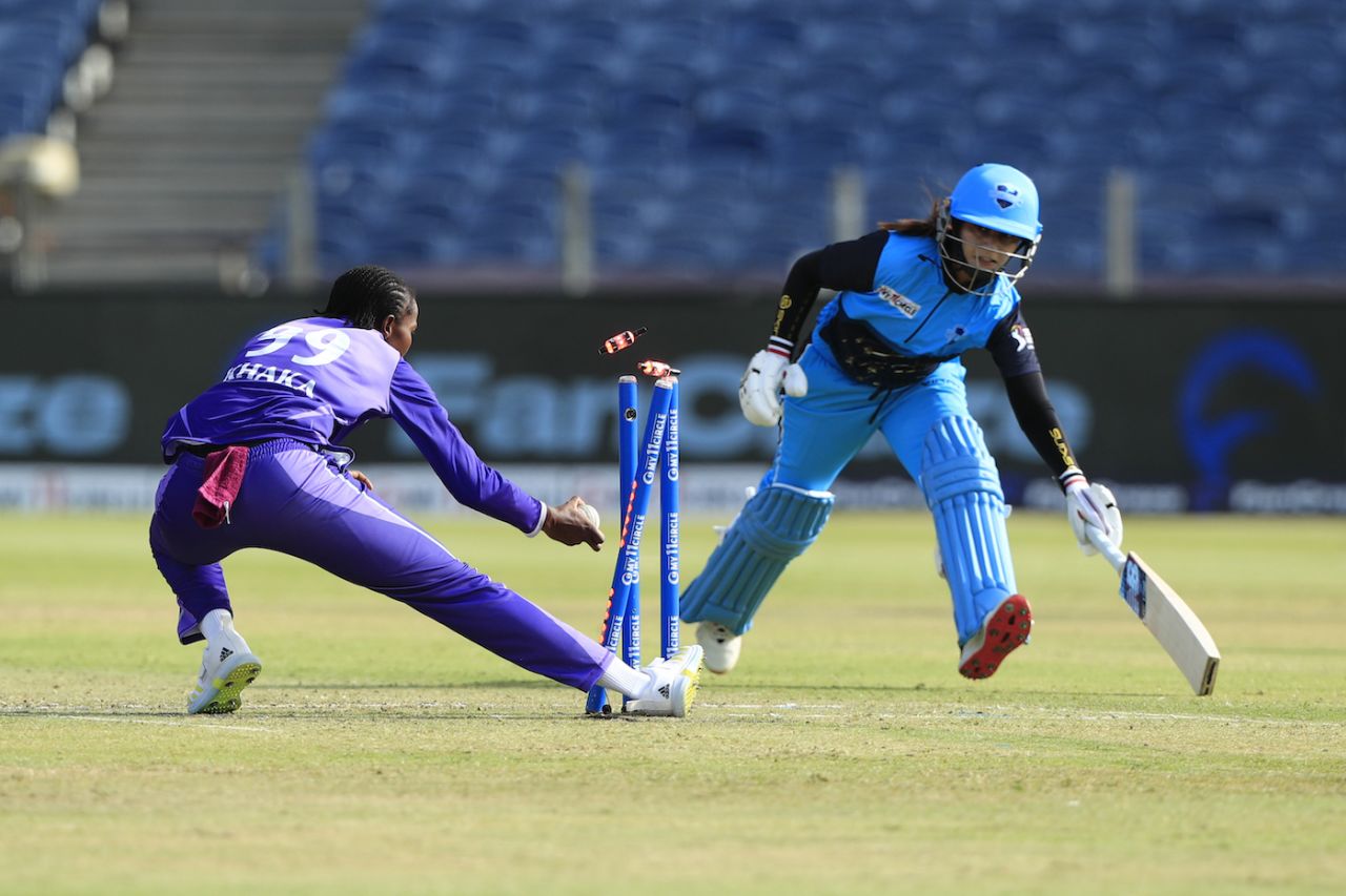 Taniya Bhatia was needlessly run out after an 82-run stand with Harmanpreet Kaur, Supernovas vs Velocity, Women's T20 Challenge 2022, Pune, May 24, 2022