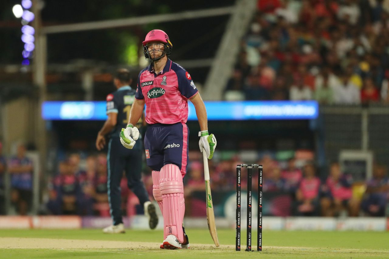 Jos Buttler took a while to find his rhythm, Gujarat Titans vs Rajasthan Royals, IPL 2022, Qualifier 1, Kolkata, May 24, 2022