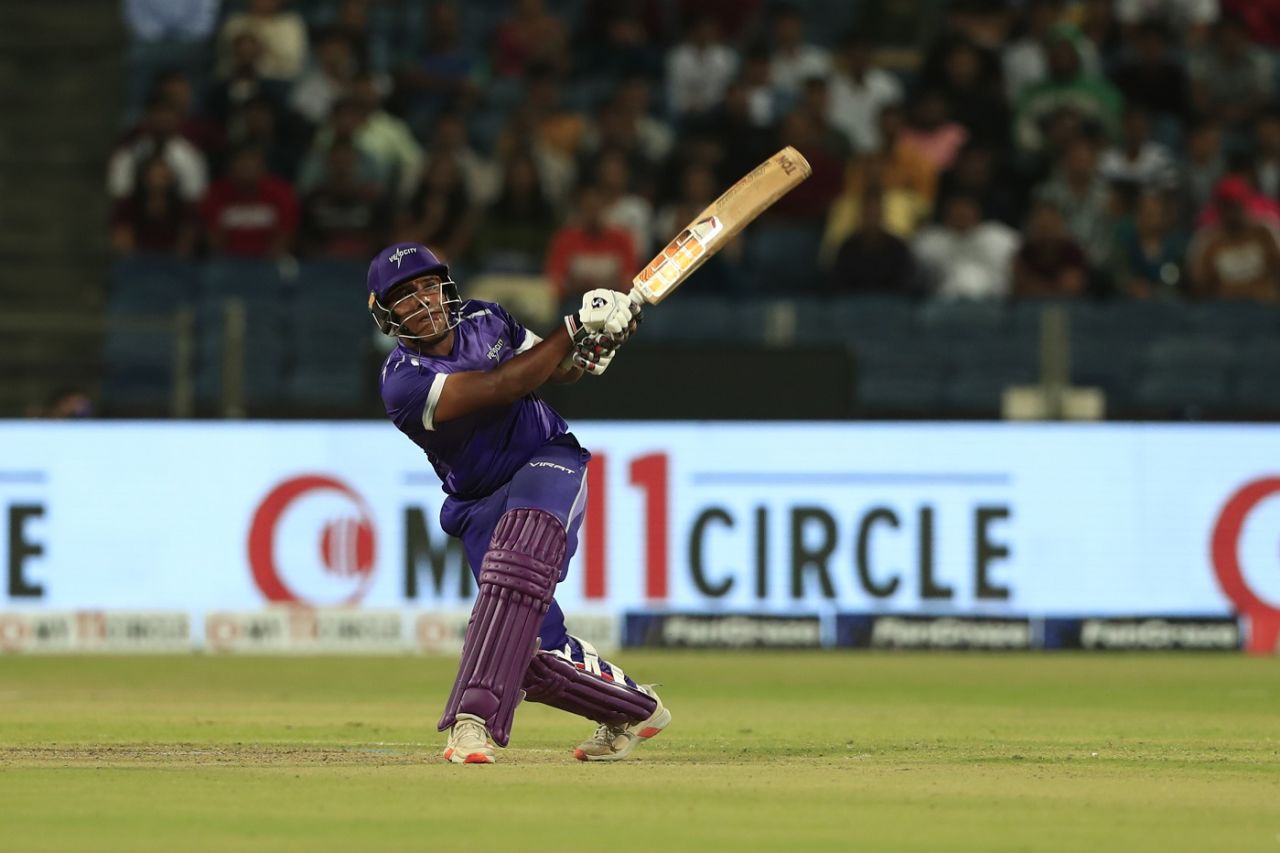 Kiran Navgire provided a good first account of herself, hitting five fours and five sixes, Trailblazers vs Velocity, Women's T20 Challenge, Pune, May 26, 2022