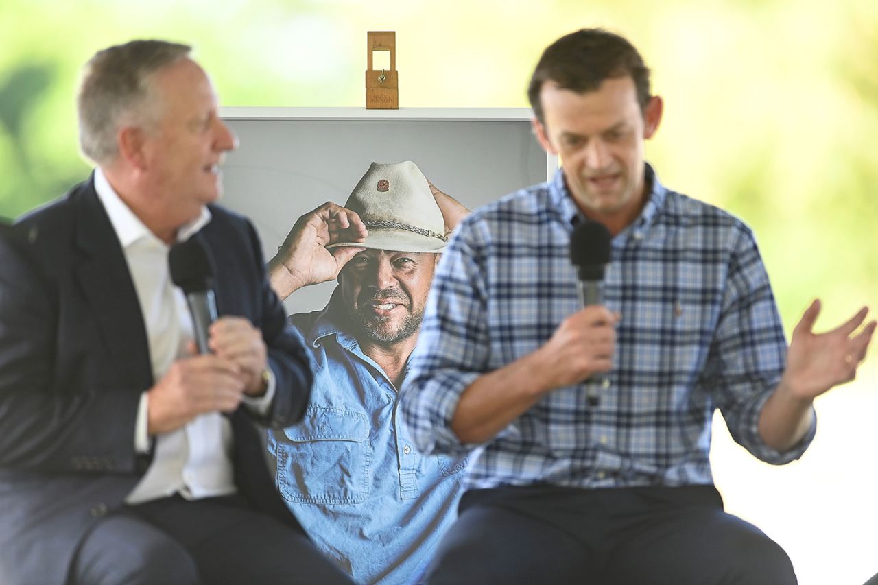 Ian Healy and Adam Gilchrist discuss Andrew Symonds, Townsville, May 27, 2022