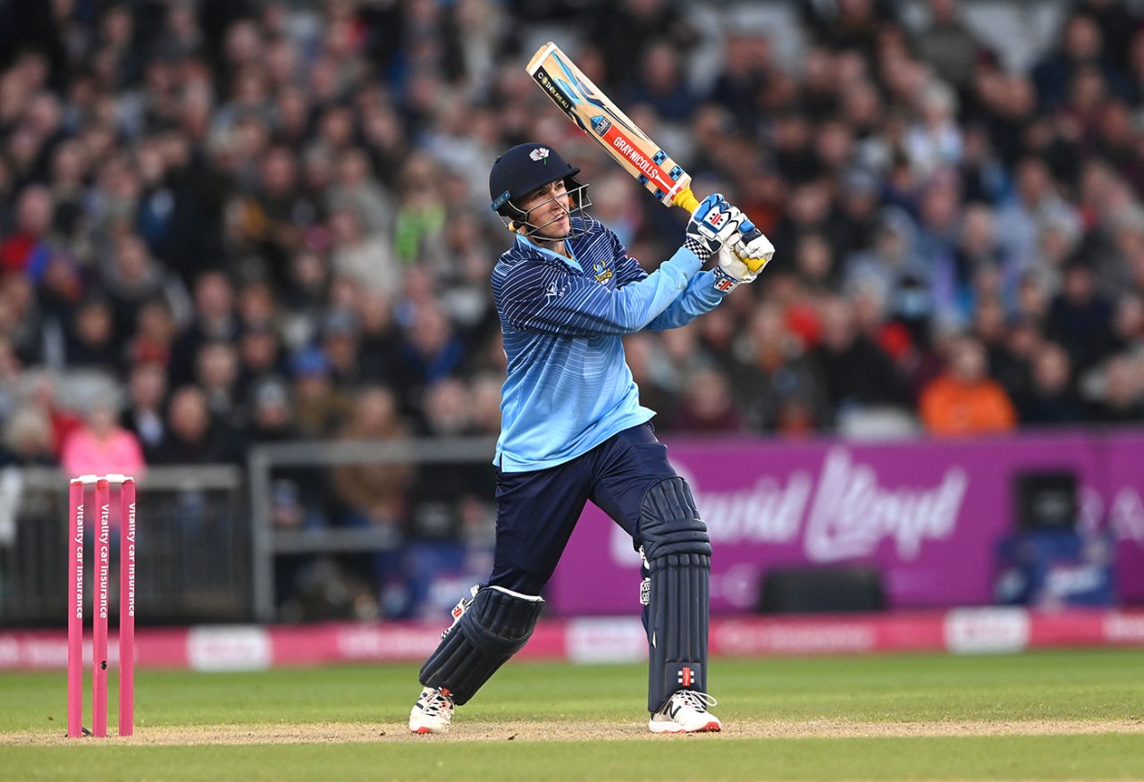 Harry Brook played another eye-catching innings, Lancashire vs Yorkshire, Vitality Blast, North Group, Old Trafford, May 27, 2022