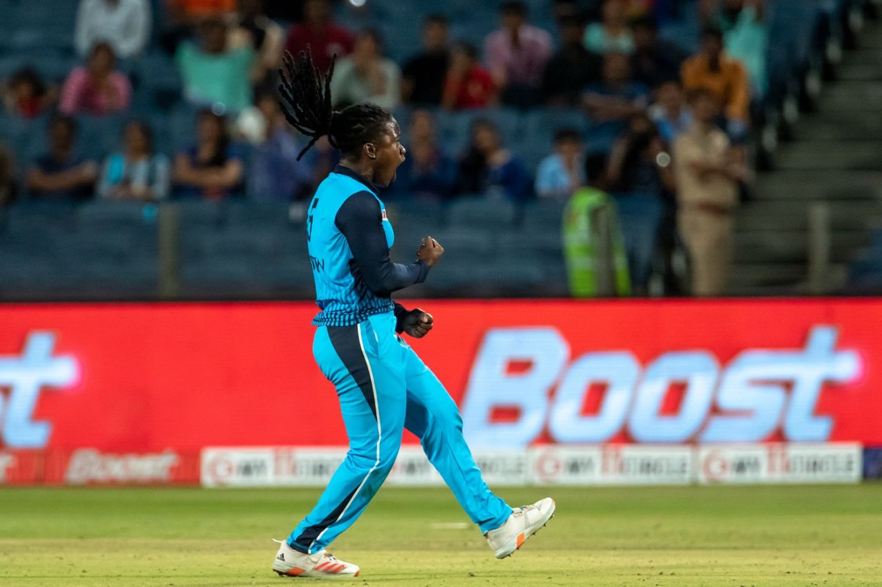 Deandra Dottin was the Player of the Series in the Women's T20 Challenge, Supernovas vs Velocity, final, Women's T20 Challenge, Pune, May 28, 2022
