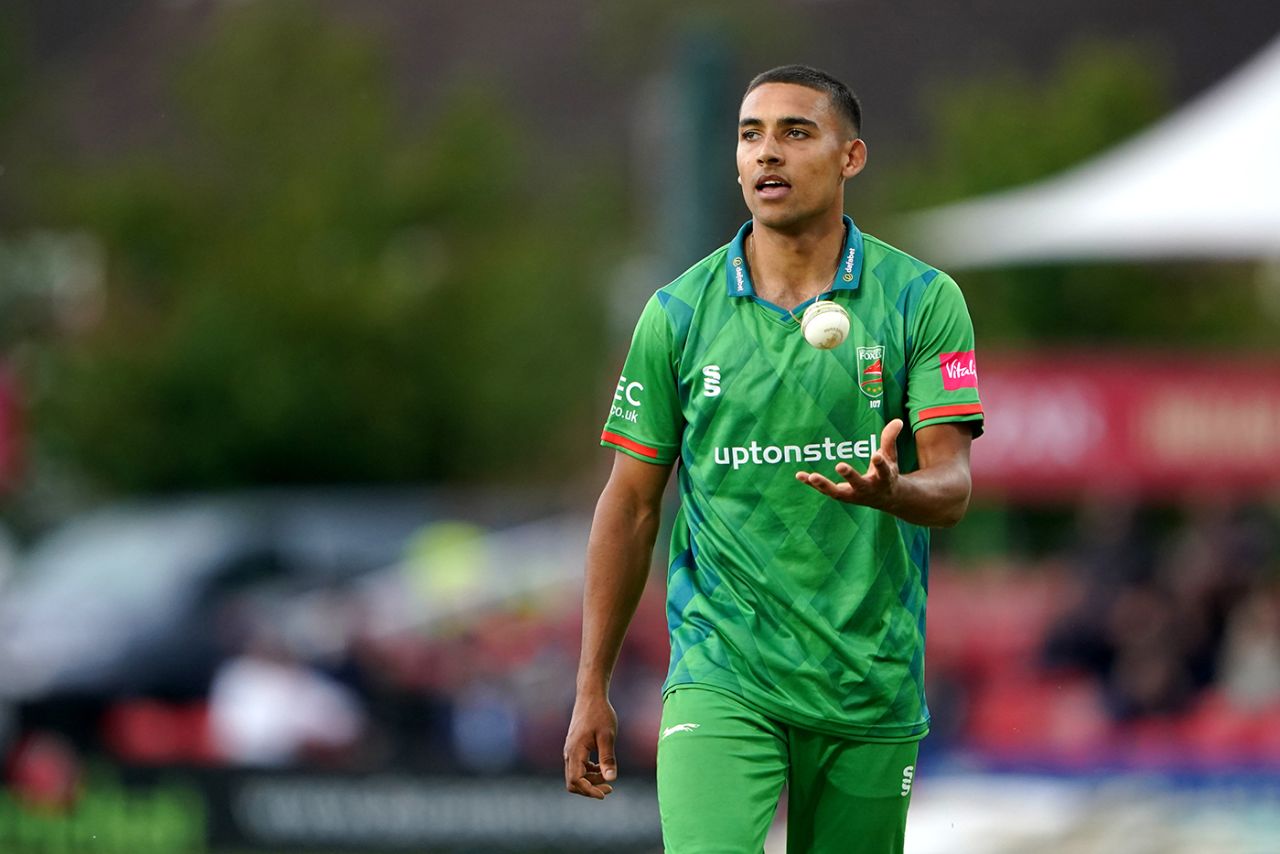 Ben Mike looks on, Leicestershire vs Durham, Vitality Blast, North Group, Grace Road, May 26, 2022