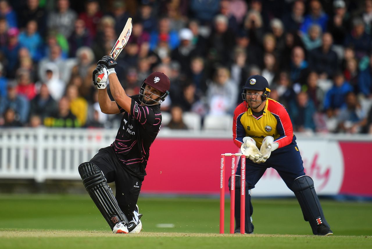 Rilee Rossouw hit seven sixes in 29 balls, Somerset vs Essex, Taunton, Vitality T20 Blast South Group, May 29, 2022