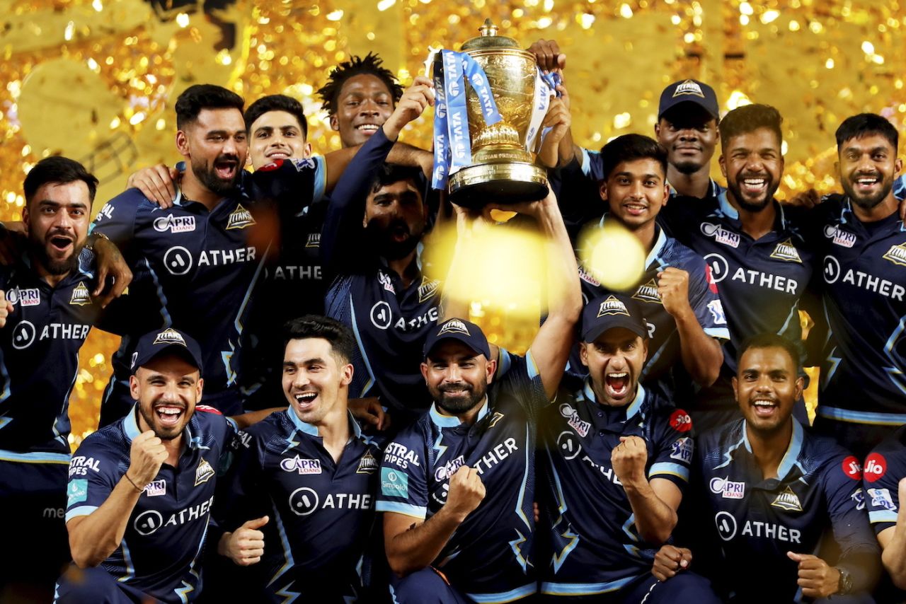 Gujarat Titans became just the second team to win the title in their first season in the IPL, Gujarat Titans vs Rajasthan Royals, IPL 2022, final, Ahmedabad, May 29, 2022