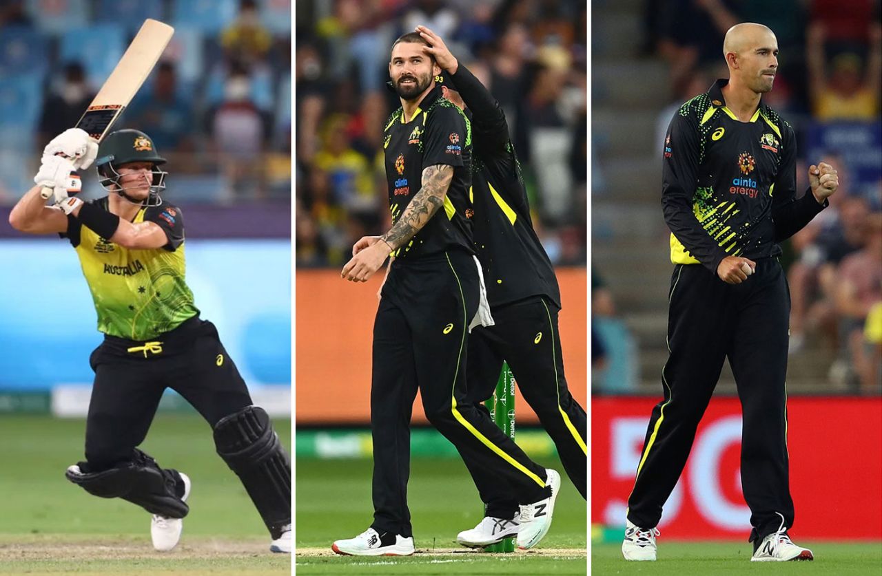 Steven Smith, Kane Richardson and Ashton Agar