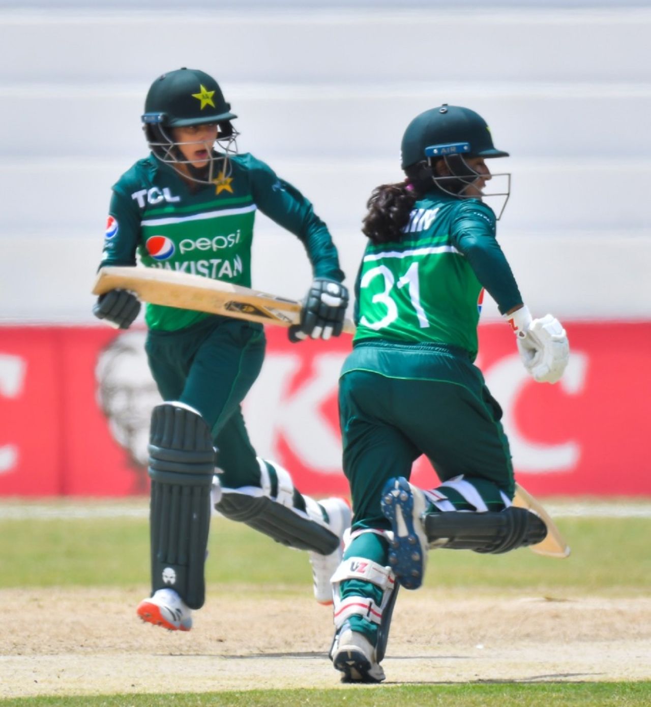 Sidra Ameen and Bismah Maroof crafted a crucial second-wicket stand, Pakistan Women vs Sri Lanka Women, 1st ODI, Karachi, June 1, 2022