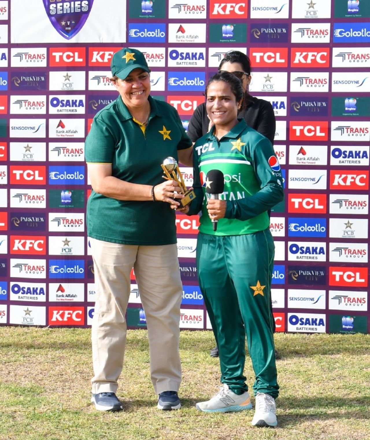 Sidra Ameen was named Player of the Match for her 123, Pakistan vs Sri Lanka, 2nd women's ODI, Karachi, June 3, 2022