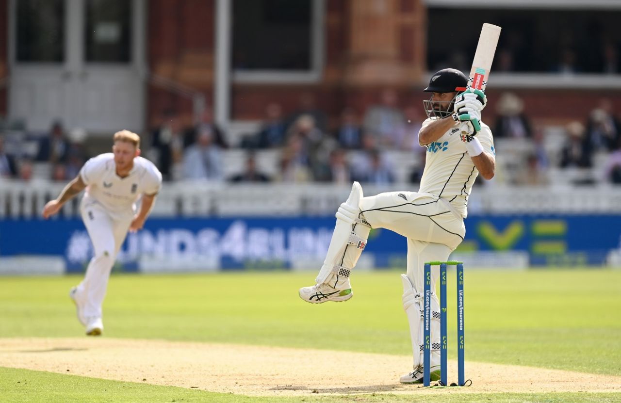 Daryl Mitchell nails the pull off Ben Stokes, England vs New Zealand, 1st Test, Lord's, London, 2nd day, June 3, 2022