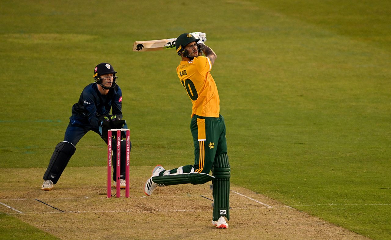 Alex Hales blazed his way to 91 off just 33 balls, Derbyshire vs Nottinghamshire, Vitality Blast, Derby, June 3, 2022