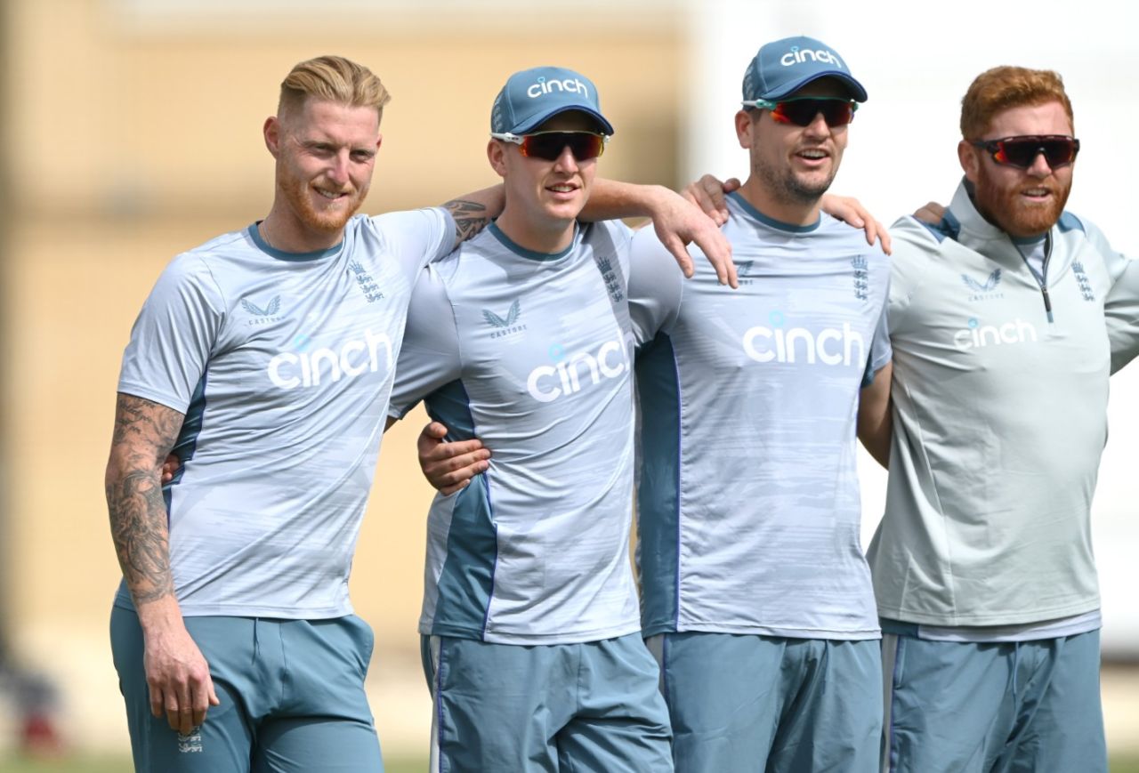 Ben Stokes looks on during an intra-squad penalty shootout at Trent Bridge, England vs New Zealand, 2nd Test, Trent Bridge, June 9, 2022