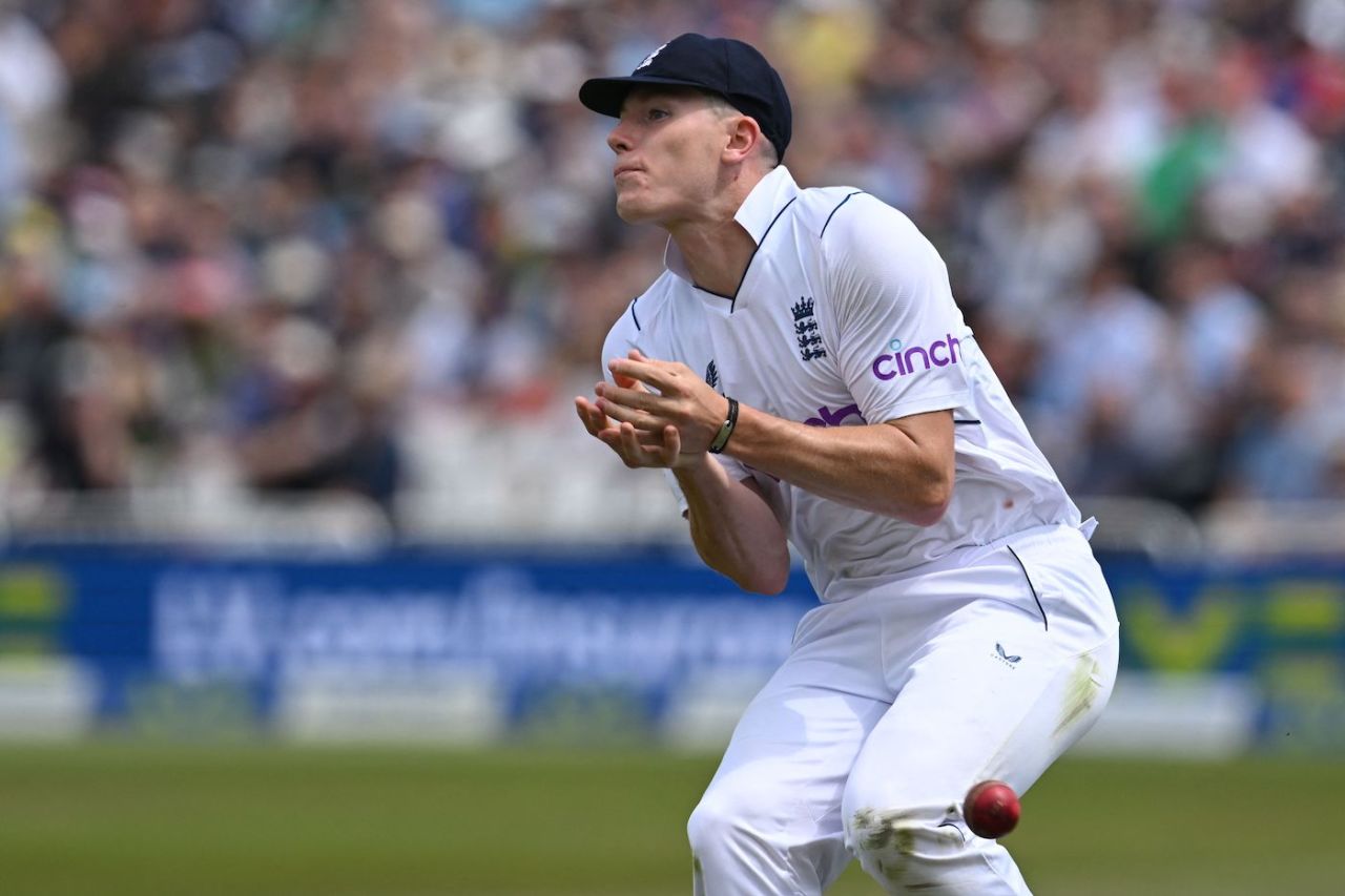 Matthew Potts had a chance to send Daryl Mitchell back, he let it slip, England vs New Zealand, 2nd Test, Nottingham, 2nd day, June 11, 2022