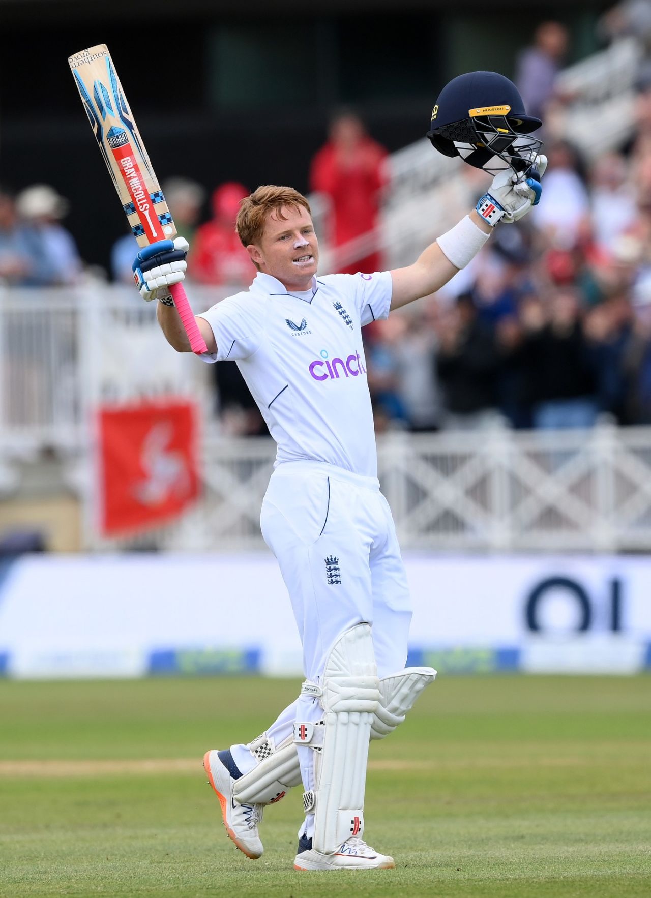 Ollie Pope brings up his second Test century, England vs New Zealand, 2nd Test, Nottingham, 3rd day, June 12, 2022