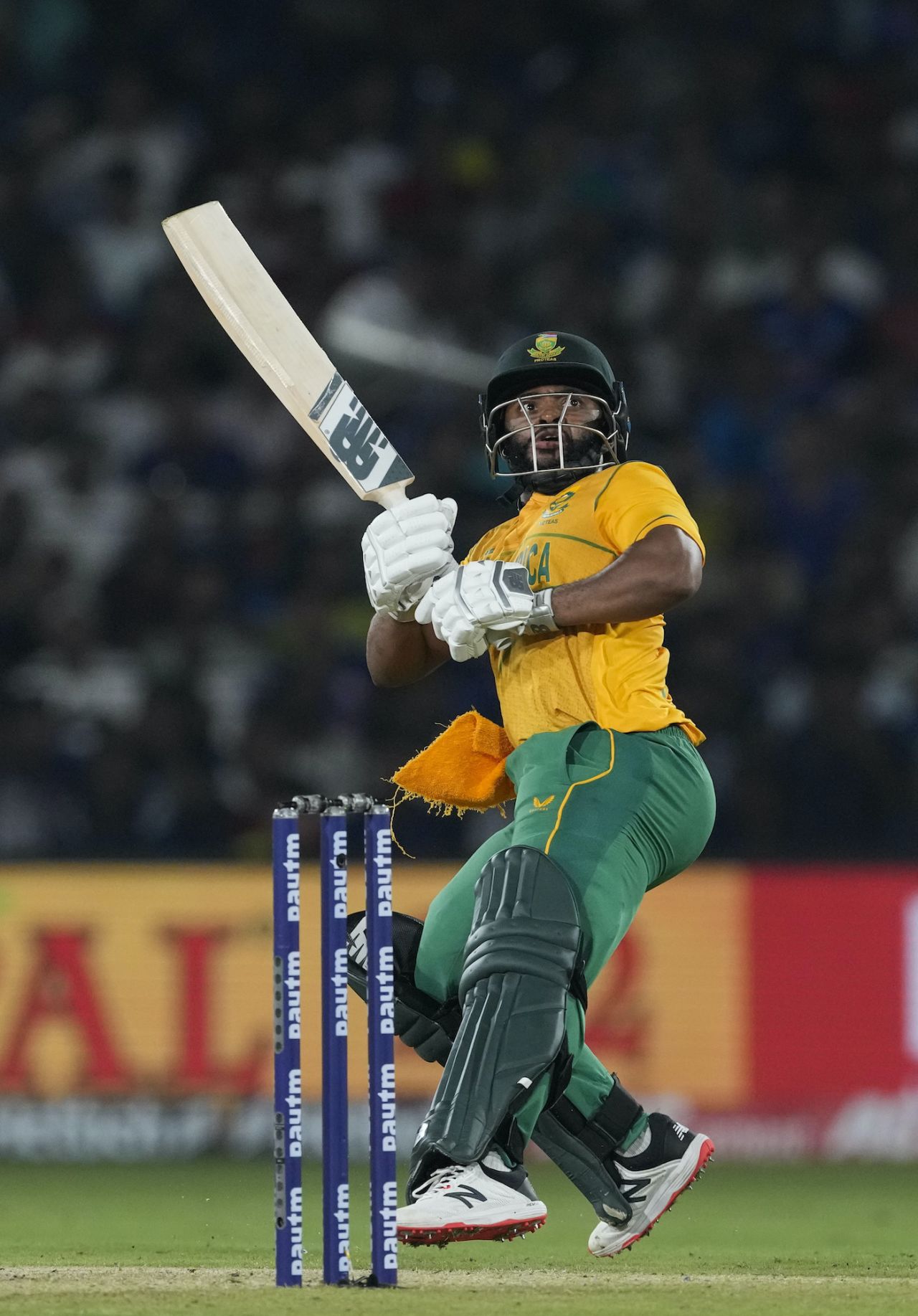 Temba Bavuma ramps one fine down leg, India vs South Africa, 2nd T20, Cuttack, June 12, 2022