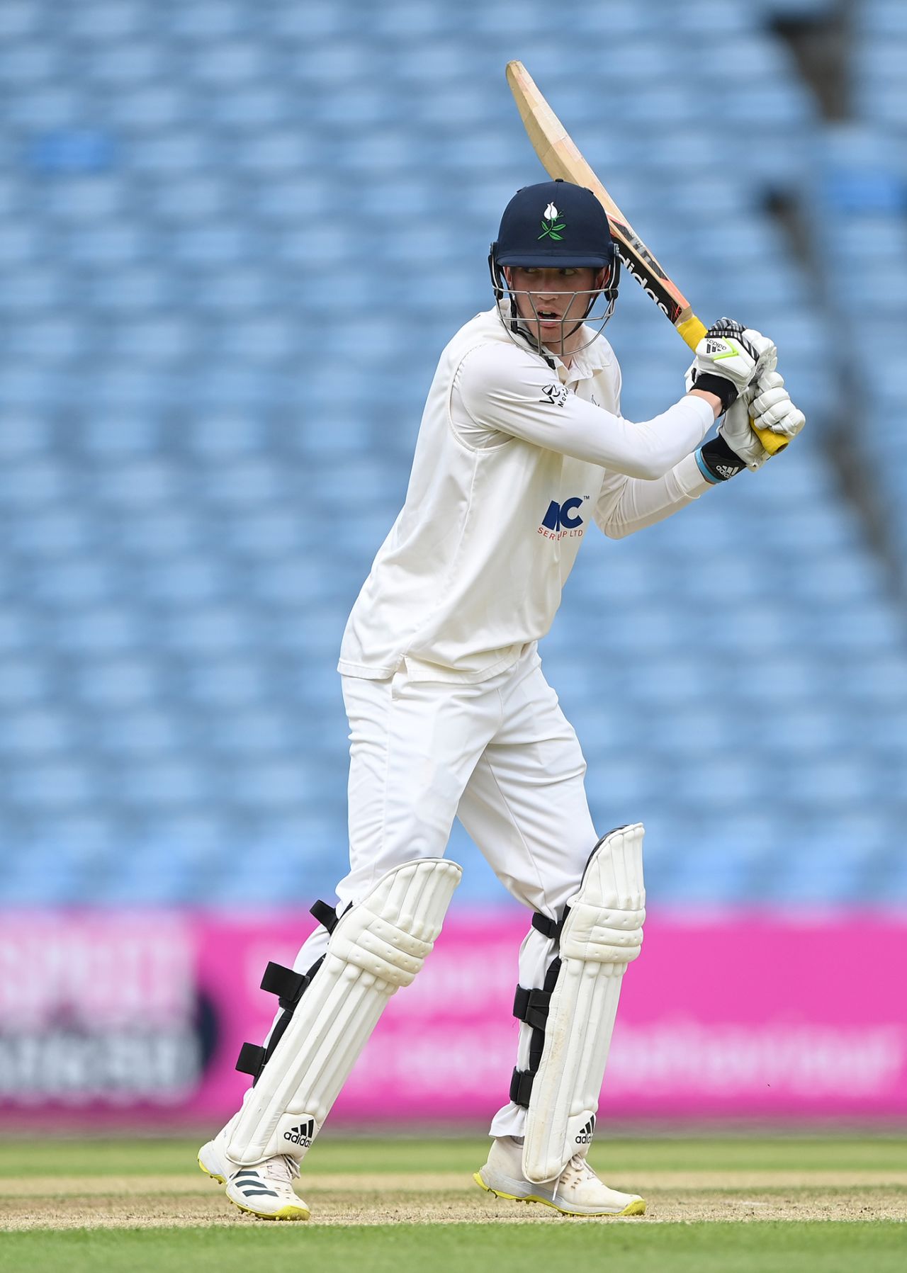 George Hill stands tall to cut, Yorkshire vs Warwickshire, LV= Insurance Championship, Division One, May 19, 2022