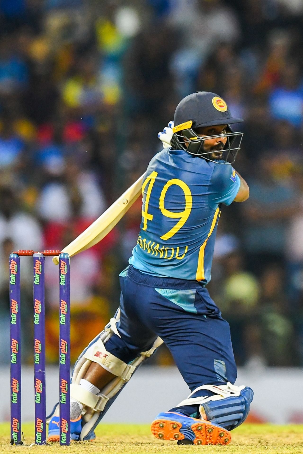 Wanindu Hasaranga hit five successive fours off Jhye Richardson, Sri Lanka vs Australia, 1st ODI, Pallekele, June 14, 2022