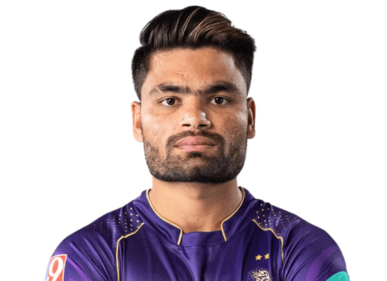 Rinku Singh, player page headshot cutout 2022