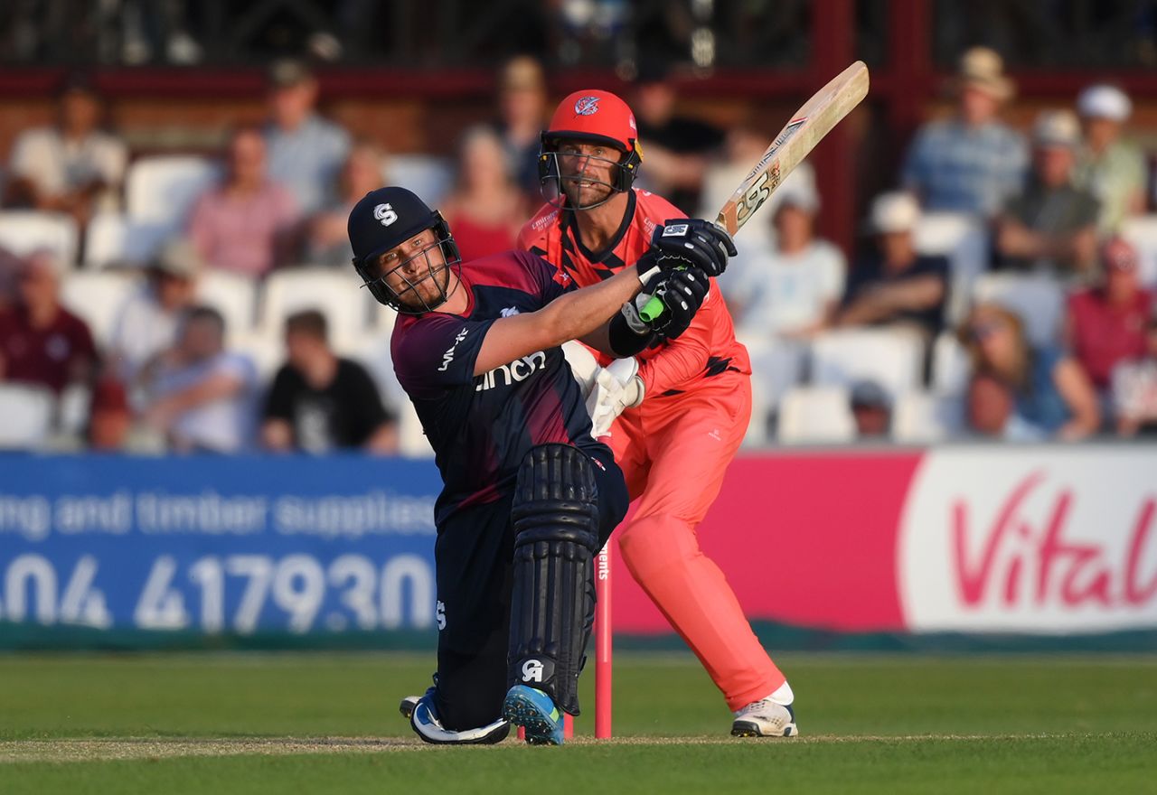 Josh Cobb's 32-ball 57 paved the way for victory, Northamptonshire vs Lancashire, Vitality Blast, Wantage Road, June 17, 2022