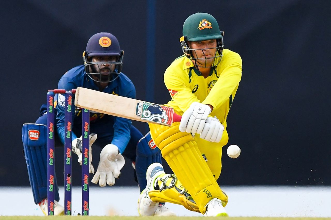 Alex Carey reverse sweeps, Sri Lanka vs Australia, 3rd ODI, Colombo, June 19, 2022