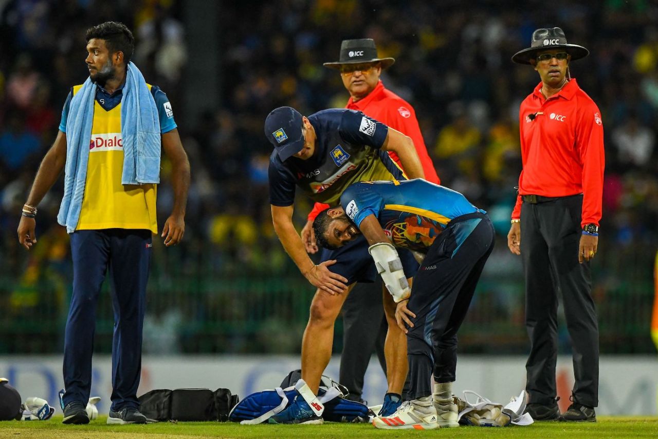 Kusal Mendis had to retire hurt, Sri Lanka vs Australia, 3rd ODI, Colombo, June 19, 2022