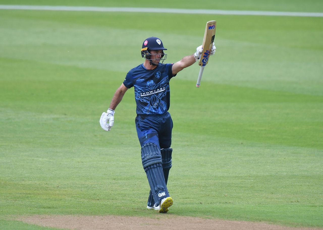 Wayne Madsen struck a 29-ball half-century, Birmingham vs Derbyshire, Vitality Blast, Edgbaston, June 19, 2022
