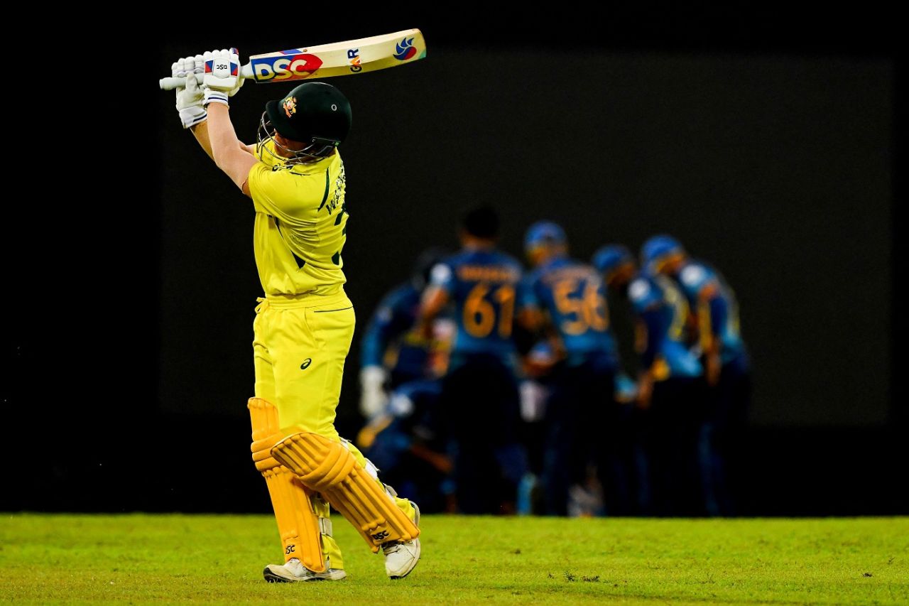David Warner vents after falling early, Sri Lanka vs Australia, 5th ODI, Colombo, June 24, 2022