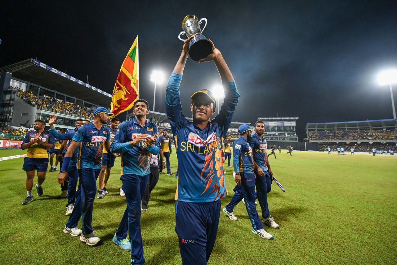 Dunith Wellalage made the step up from U-19 to international cricket rather smoothly, Sri Lanka vs Australia, 5th ODI, Colombo, June 24, 2022