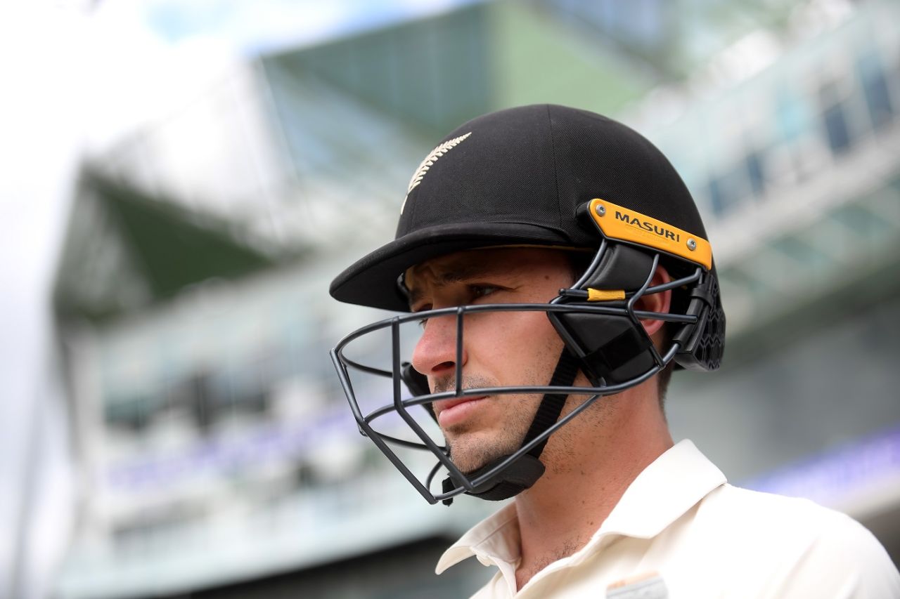 Will Young looks on, England vs New Zealand, 3rd Test, Headingley, 3rd day, June 25, 2022