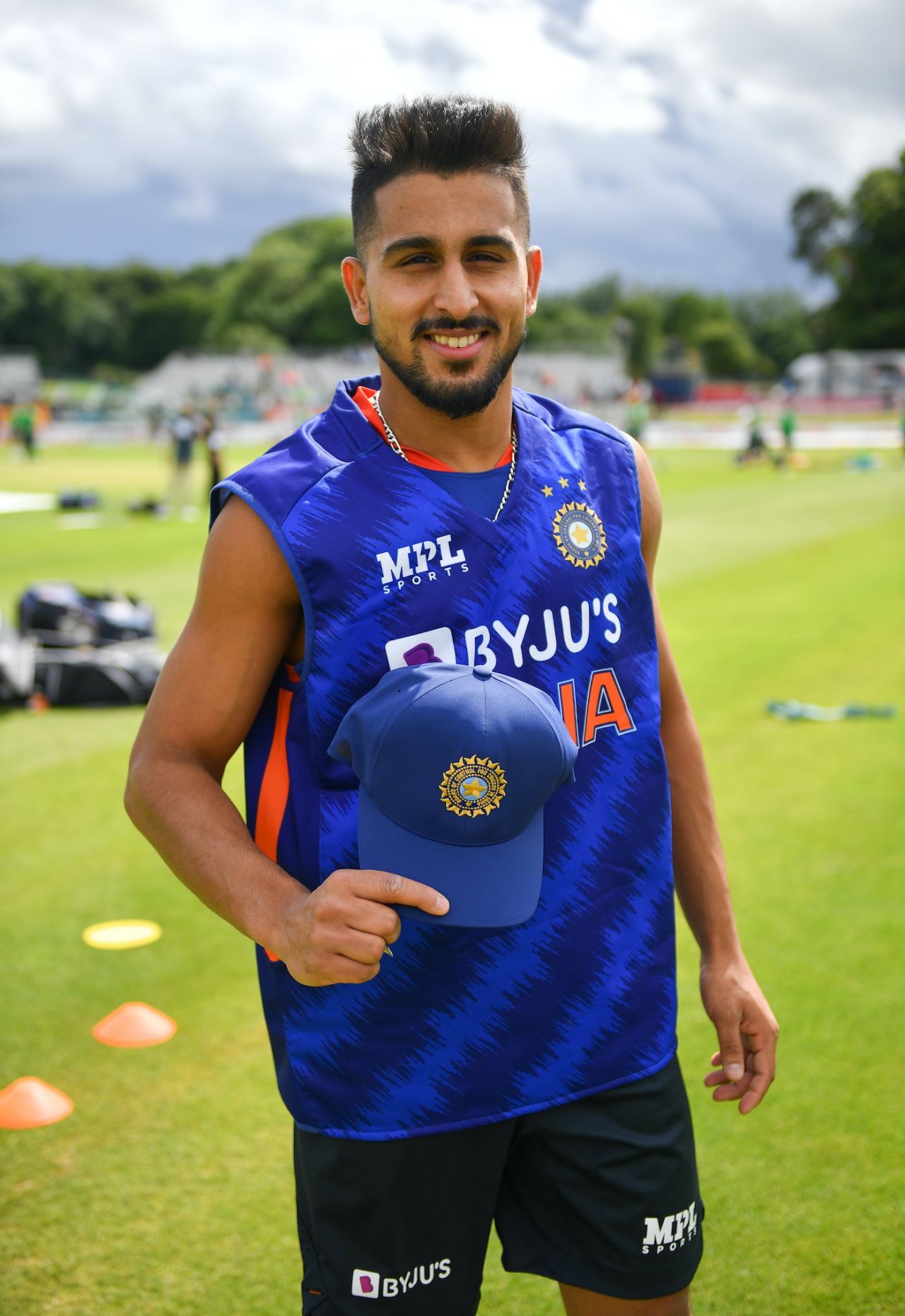 Umran Malik received his maiden international cap, Ireland vs India, 1st T20I, Dublin, June 26, 2022