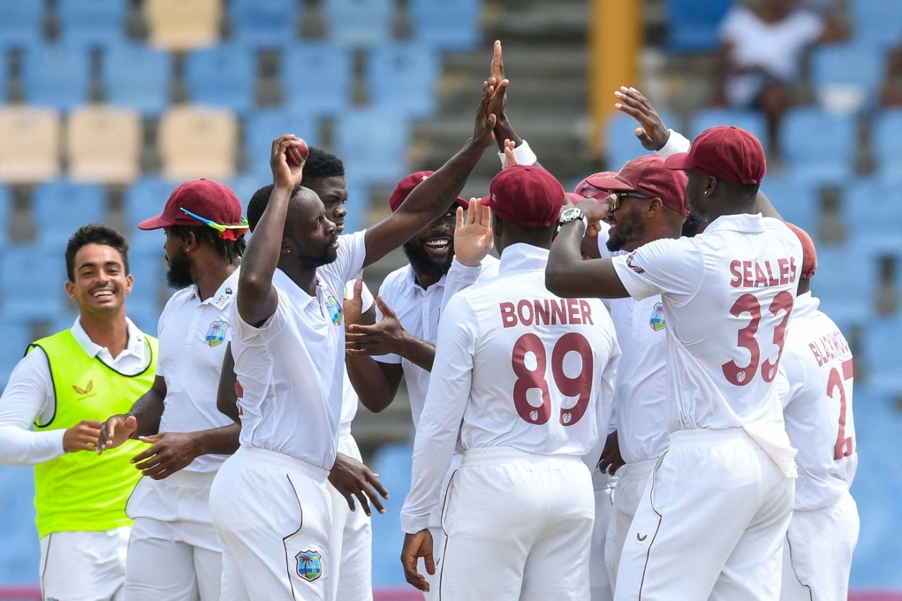WI vs BAN LIVE: West Indies CRUSH lacklustre Bangladesh by 10 wickets to seal Test series 2-0, Kyle Myers, pacers star: Check 2nd Test Highlights