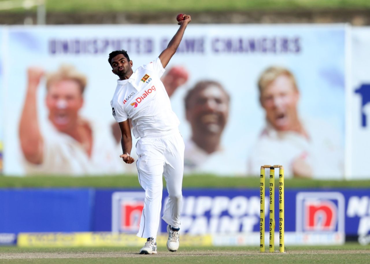 Lasith Embuldeniya struggled to provide any control, Sri Lanka vs Australia, 1st Test, Galle, 2nd day, June 30, 2022