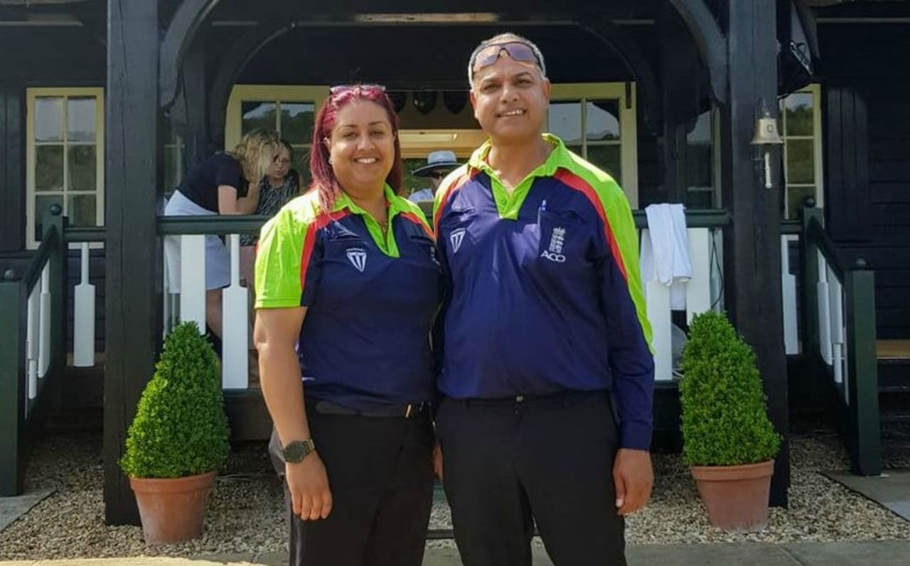 Jasmine Naeem and Naeem Ashraf will stand the first husband-and-wife umpires in an English professional cricket match