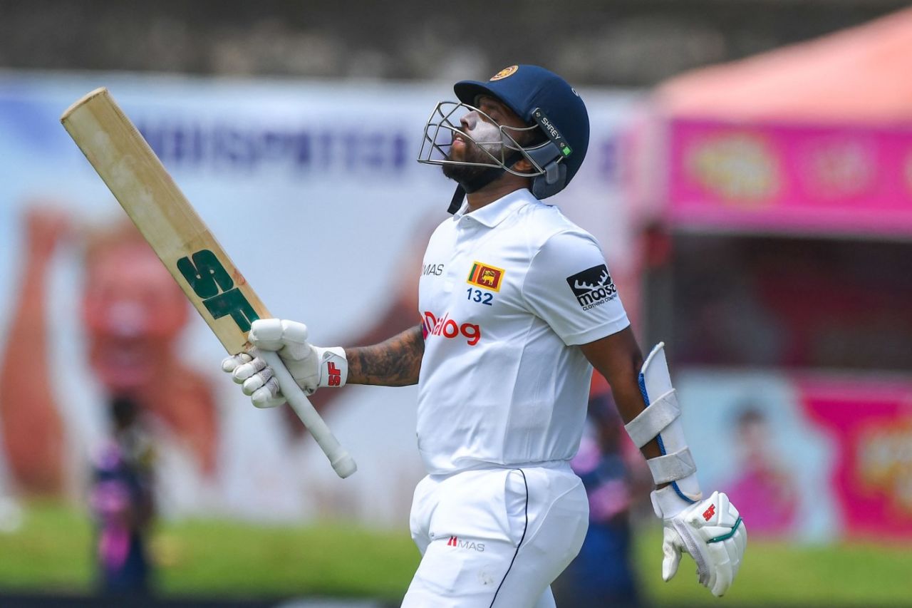 Kusal Mendis walks off, Sri Lanka vs Australia, 1st Test, Galle, 3rd day, July 1, 2022
