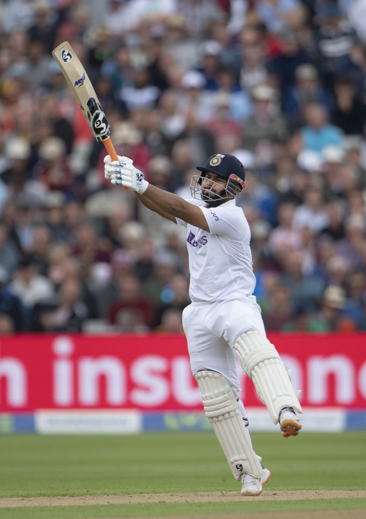 Rishabh Pant brings out his version of the flamingo shot, England vs India, 5th Test, Birmingham, 1st day, July 1, 2022
