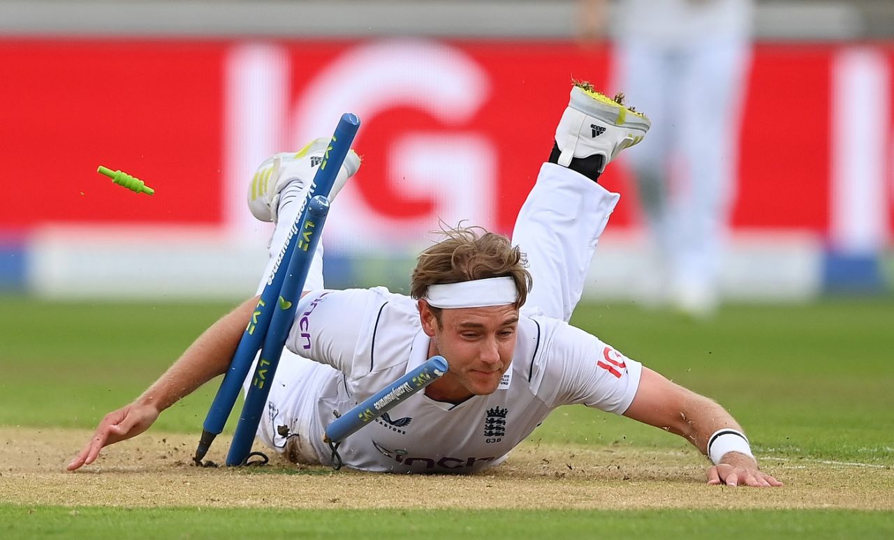 Stuart Broad had a tough day on the field, England vs India, 5th Test, Birmingham, 2nd day, July 2, 2022