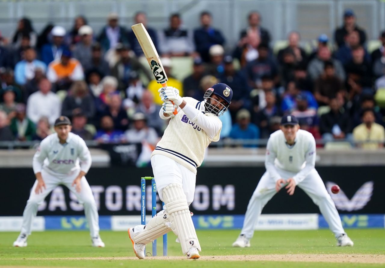 Rishabh Pant goes big, England vs India, 5th Test, Birmingham, 3rd Day, July 3, 2022
