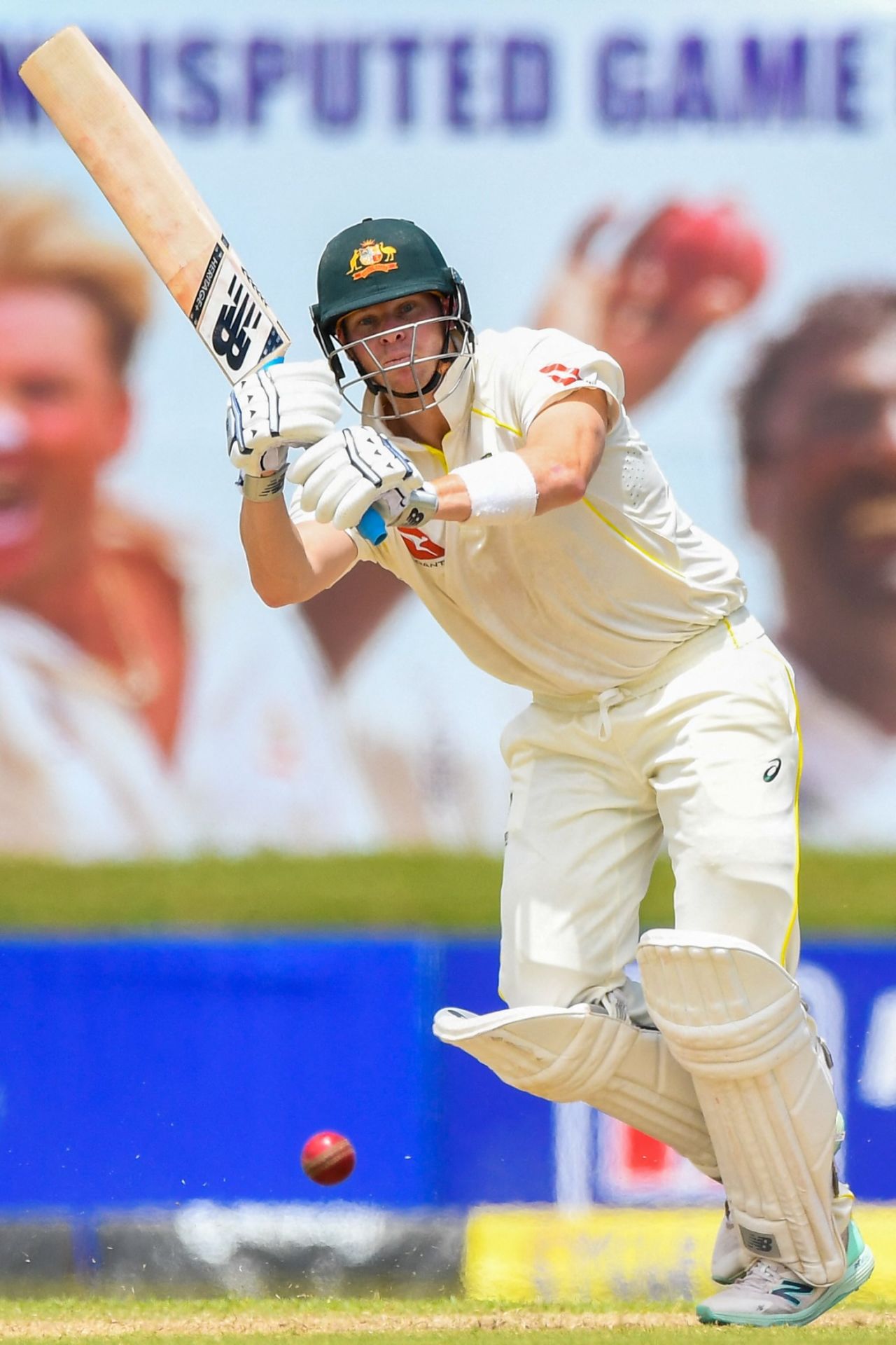 Steven Smith plays through the leg side, Sri Lanka vs Australia, 2nd Test, Galle, July 8, 2022