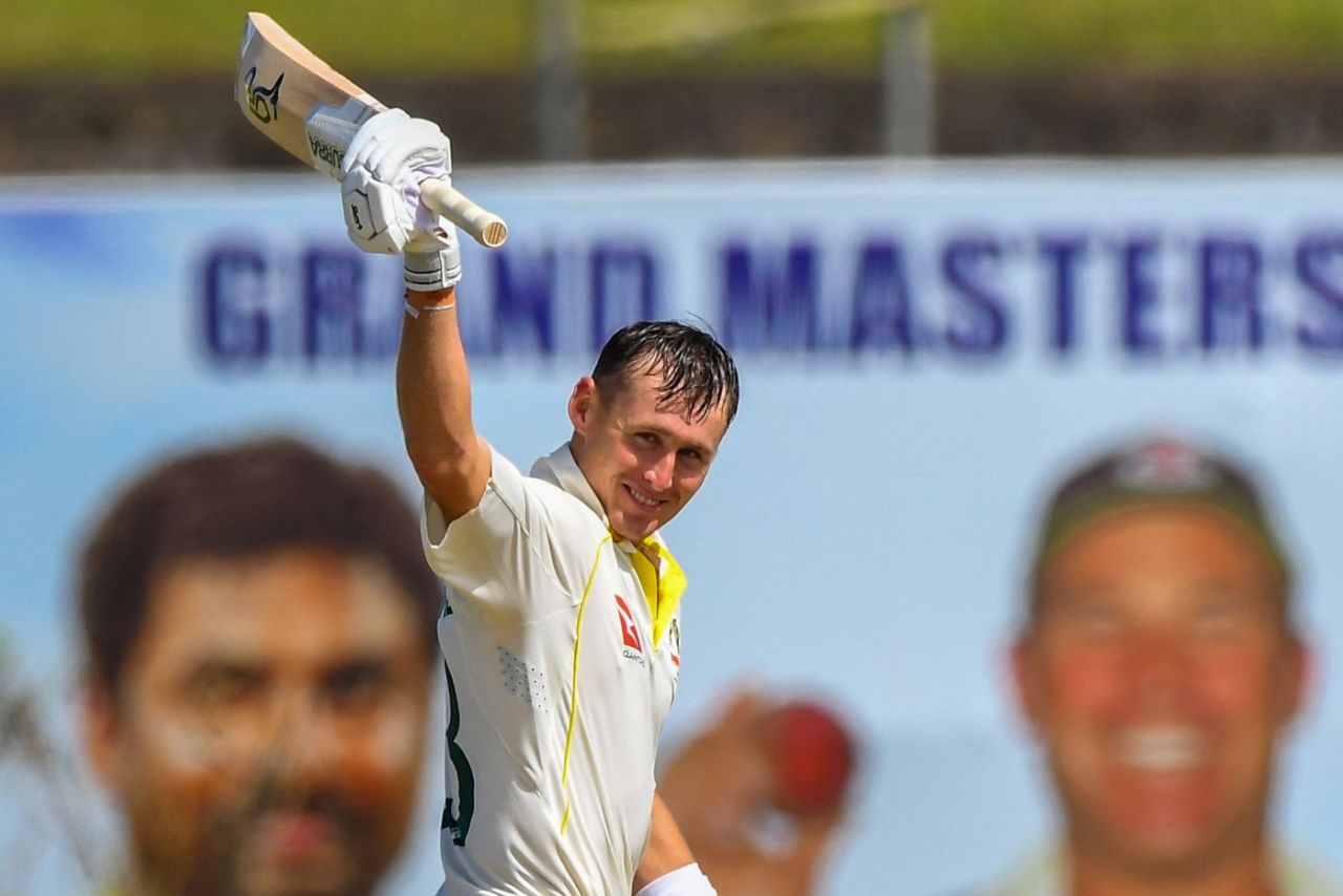 Marnus Labuschagne made his first hundred away from home, Sri Lanka vs Australia, 2nd Test, Galle, July 8, 2022