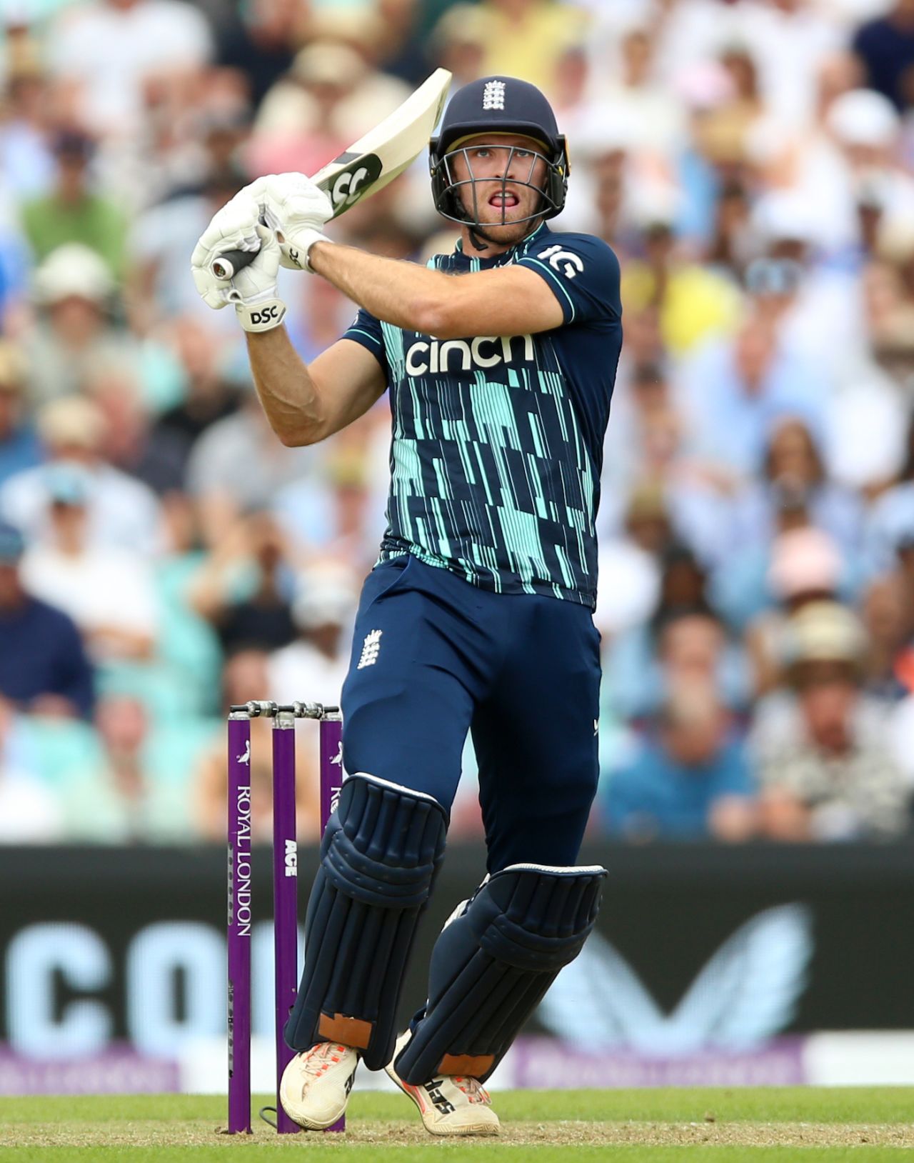 David Willey played his shots to help England cross the 100 mark, England vs India, 1st ODI, The Oval, London, July 12, 2022