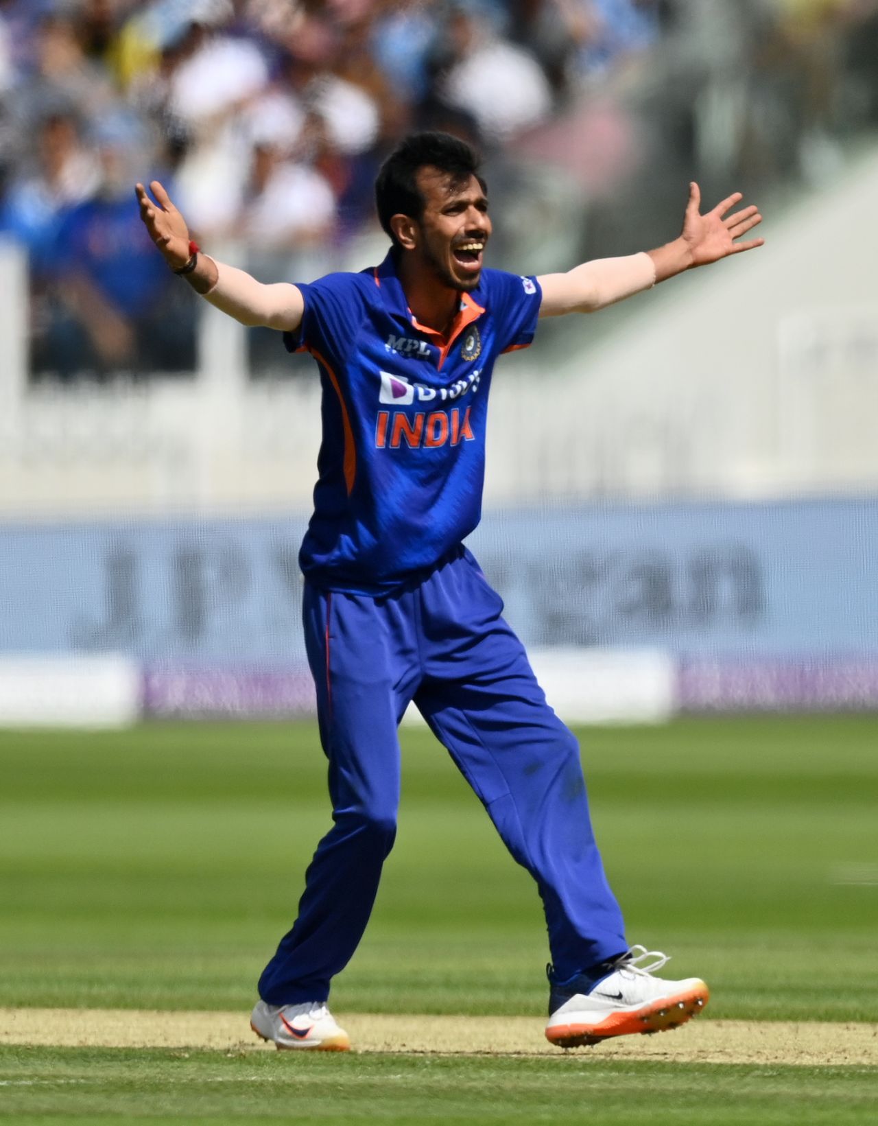 Yuzvendra Chahal traps Ben Stokes to earn his third wicket, England vs India, 2nd ODI, Lord's, London, July 14, 2022