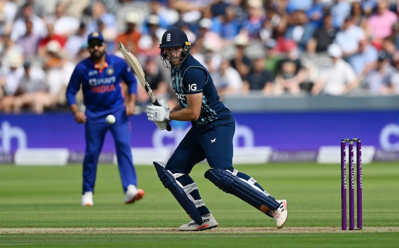 David Willey made a handy contribution with the bat under tough circumstances, England vs India, 2nd ODI, Lord's, London, July 14, 2022