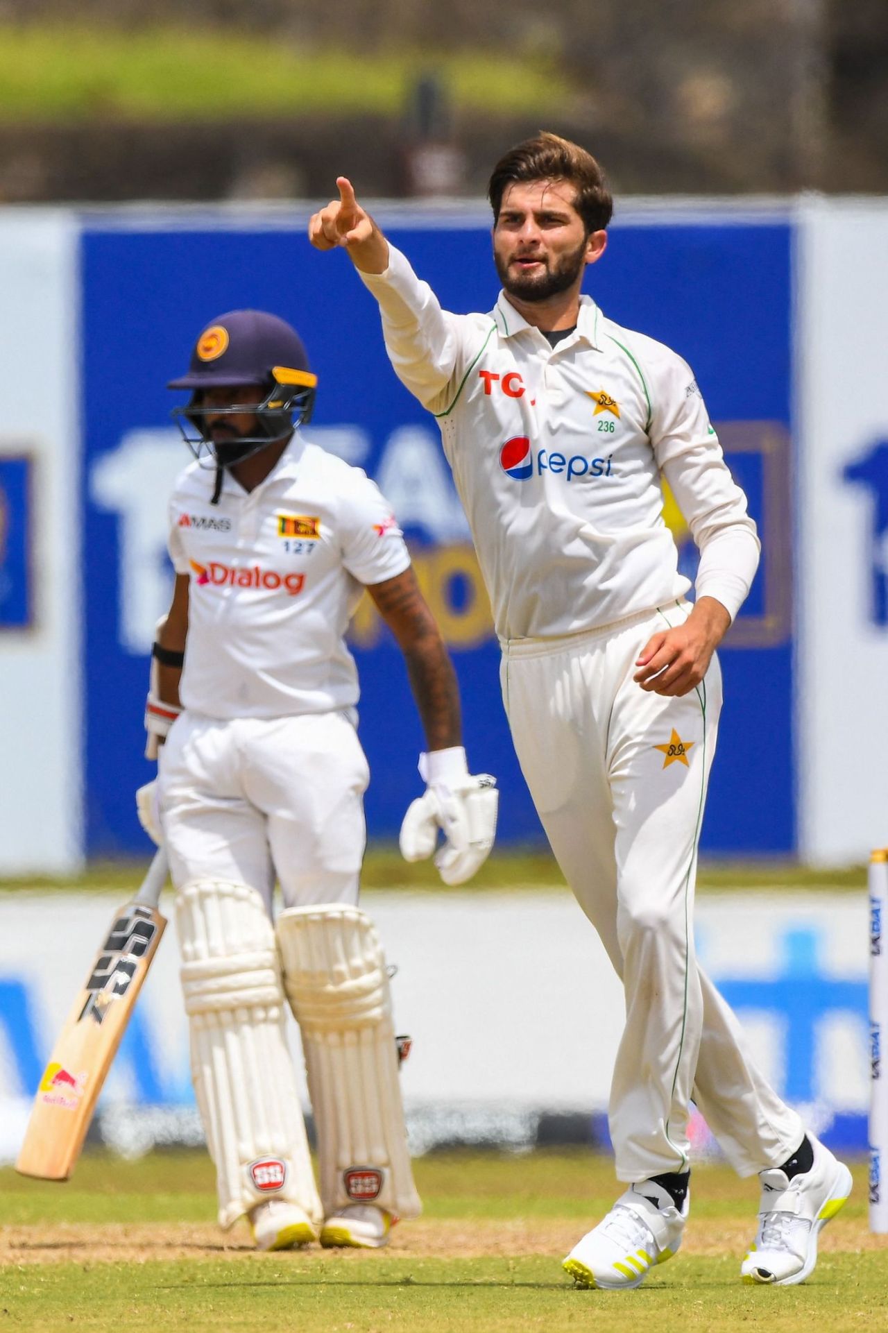 Shaheen Shah Afridi struck twice in quick succession after lunch, Sri Lanka vs Pakistan, 1st Test, Galle, 1st day, July 16, 2022