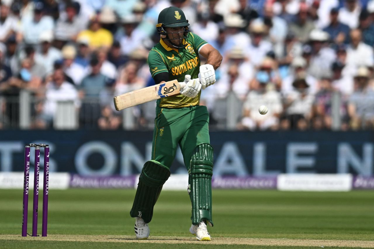 Janneman Malan shapes for the pull, England vs South Africa, 1st ODI, Chester-le-Street, July 19, 2022