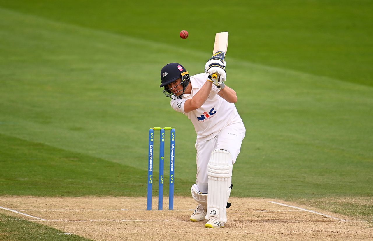 Tom Kohler-Cadmore en route to a century, LV= Insurance County Championship, Division 1, Somerset vs Yorkshire, Taunton, July 21, 2022