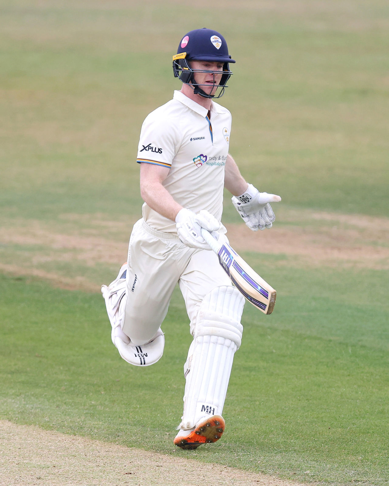 Brooke Guest did his best to eat into Notts' big advantage, LV= Insurance County Championship, Division 2, Derbyshire vs Nottinghamshire, Derby, July 21, 2022
