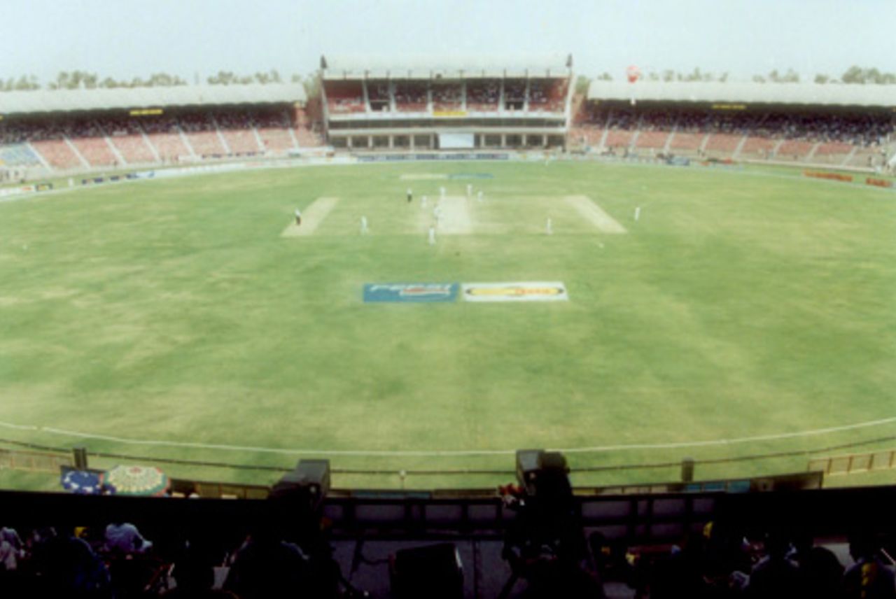 A view of Multan Cricket Stadium during the inaugural Asian Test Championship match, Bangladesh v Pakistan, 29-31 Aug 2001