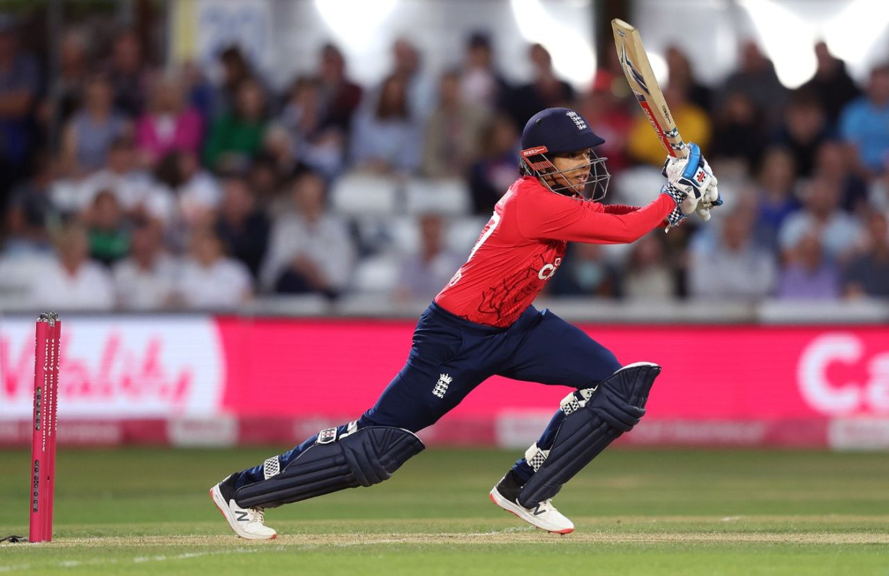 Sophia Dunkley made a brilliant 31-ball fifty, England vs South Africa, 1st women's T20I, Chelmsford, July 21, 2022