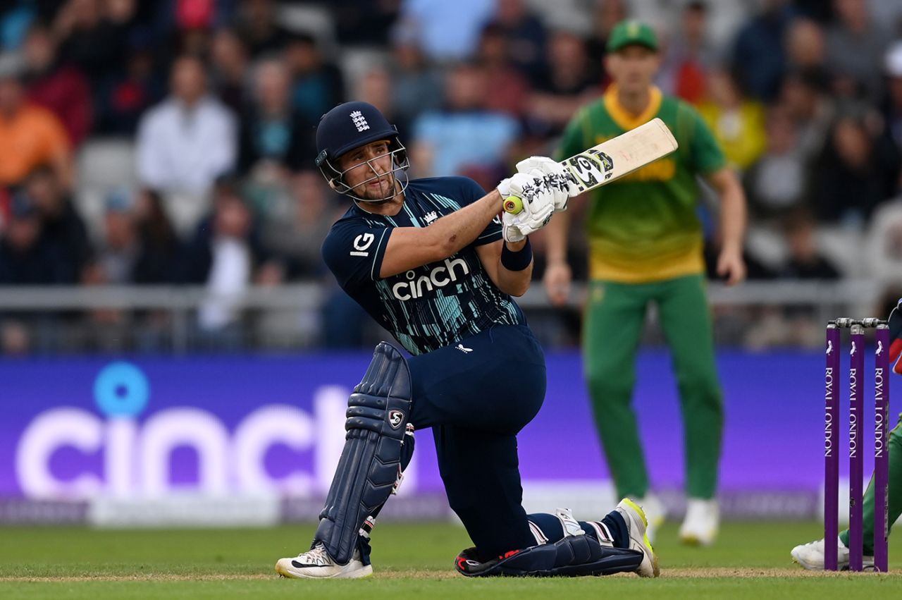 Liam Livingstone provided a frenetic cameo, England vs South Africa, 2nd ODI, Old Trafford, July 22, 2022